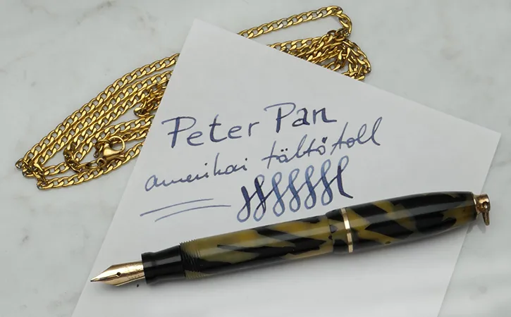Peter pan toll írásképe