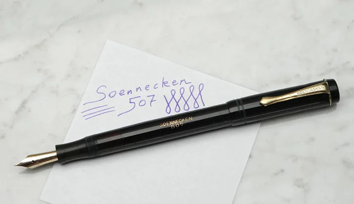 Soennecken 507 írásképe