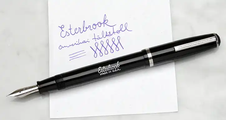 Esterbrook J írásképe