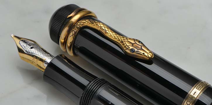 Montblanc Vermeil Agatha Christie kupak és tollhegy