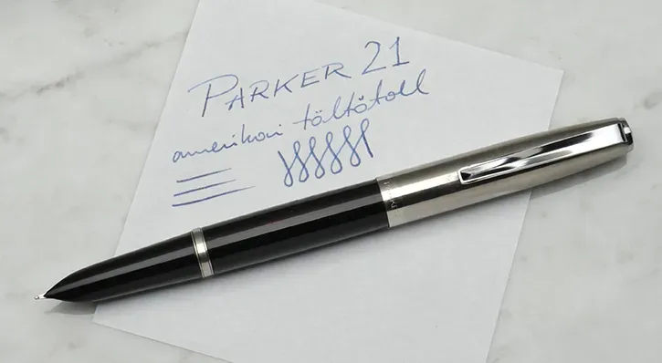 Parker 21 írásképe