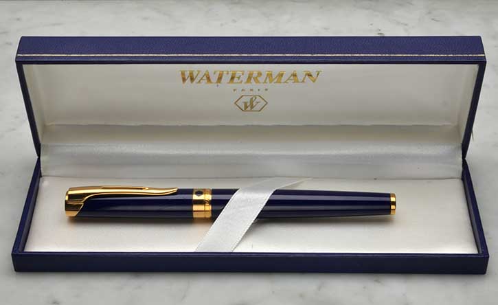 Waterman L'etalon Blue töltőtoll tokjában