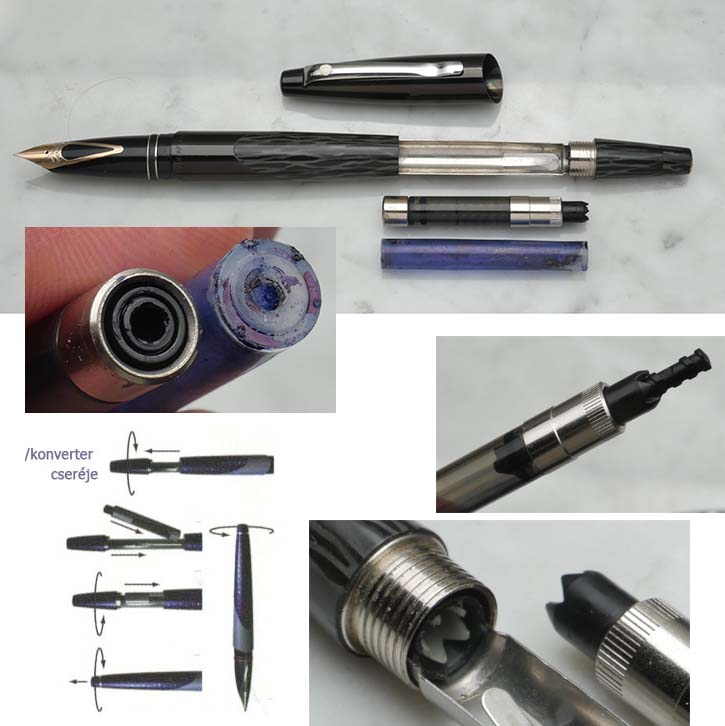 Sheaffer Intrigue szívószerkezete
