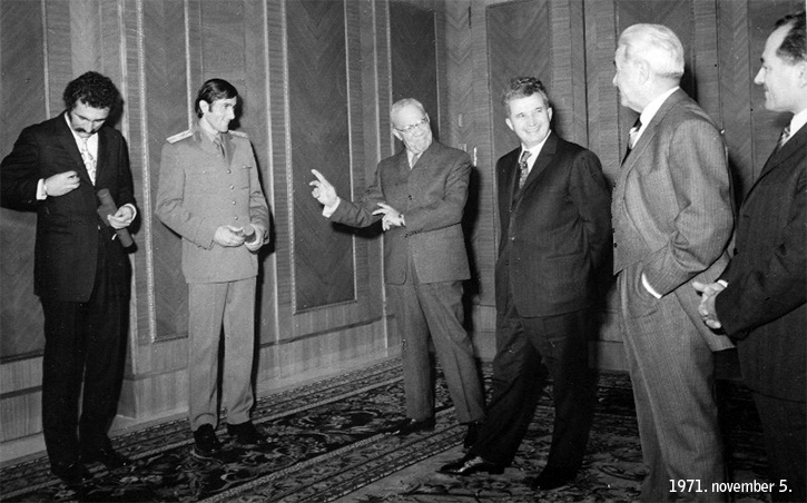 Ilie nastase és Nicolae Ceausescu